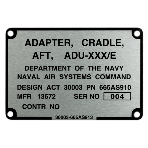 Stainless Steel Nameplate